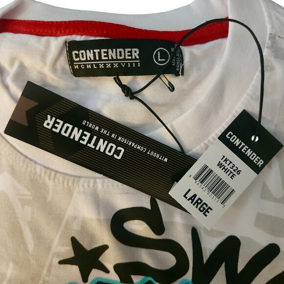 Contender Mens T-Shirt Get That Dough Art Match Jordan Nike Foamposite NWT - Picture 3 of 8